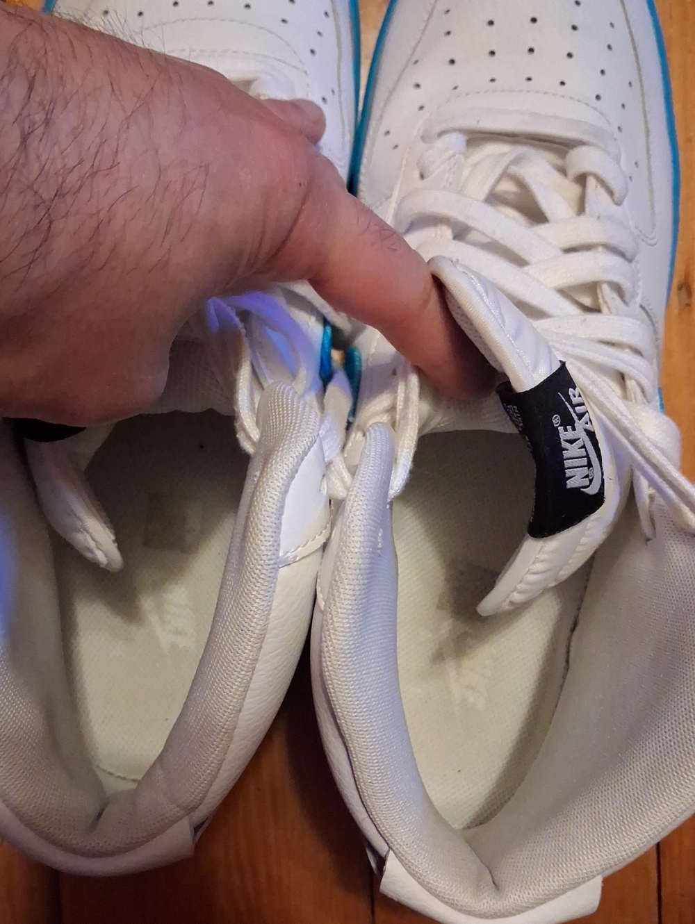 Nike Air Force 1 Hi '07 LV8 Blue Ember Glow Mens 13 - Picture 6 of 7